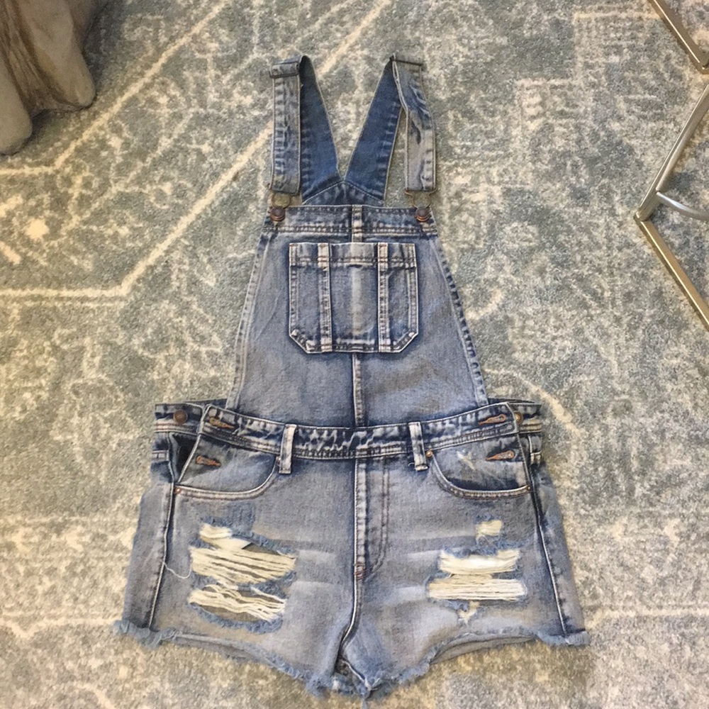 Overall Shorts